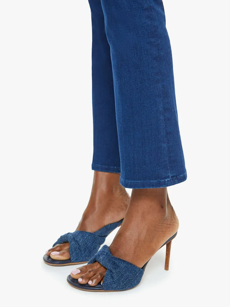 High Waist Flared Denim Trousers