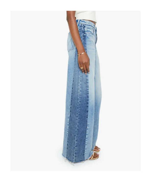 Patchwork Panel Jeans