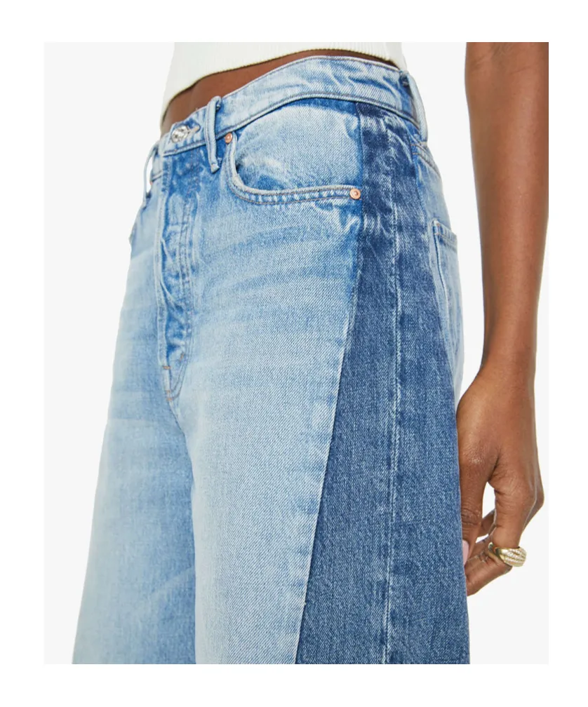 Patchwork Panel Jeans