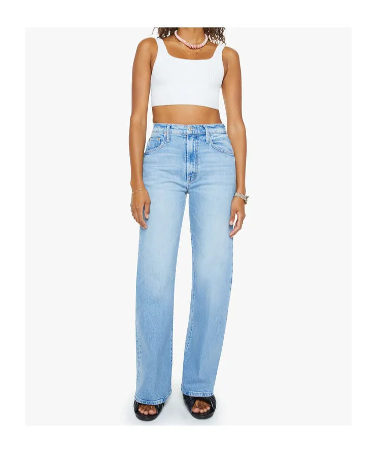 High-Waist Wide-Leg Jeans