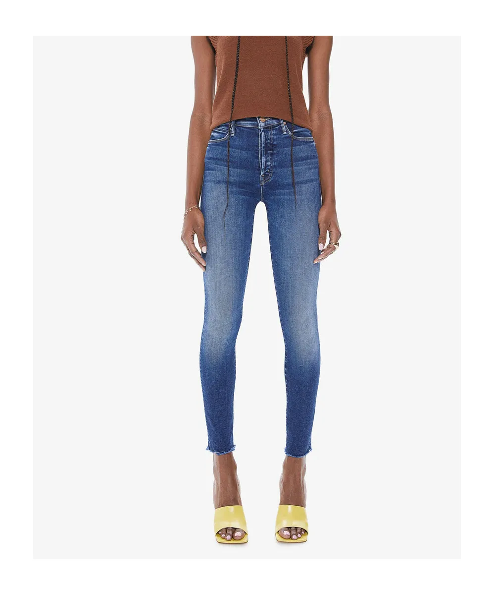 Denim Trousers With Belt Loops
