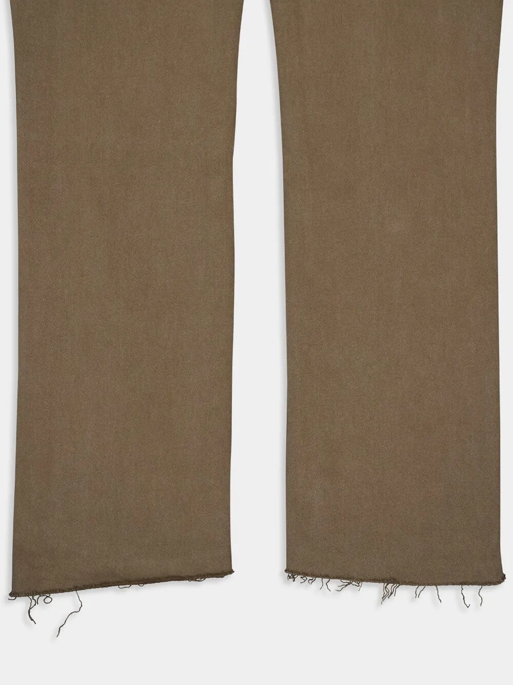 High-Waist Rascal Ankle Step Fray Jeans