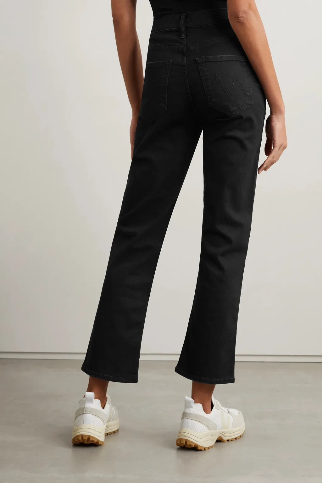 High-Rise Straight Jeans