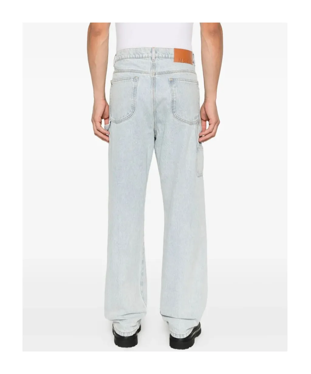 Cotton Straight Jeans