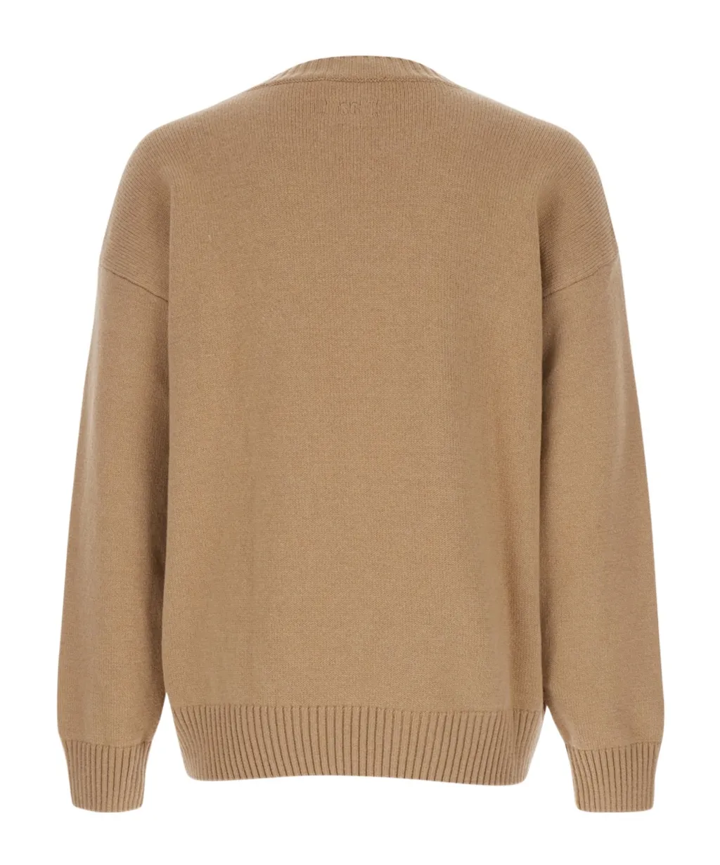 Logo-Embroidered Crew-Neck Sweater