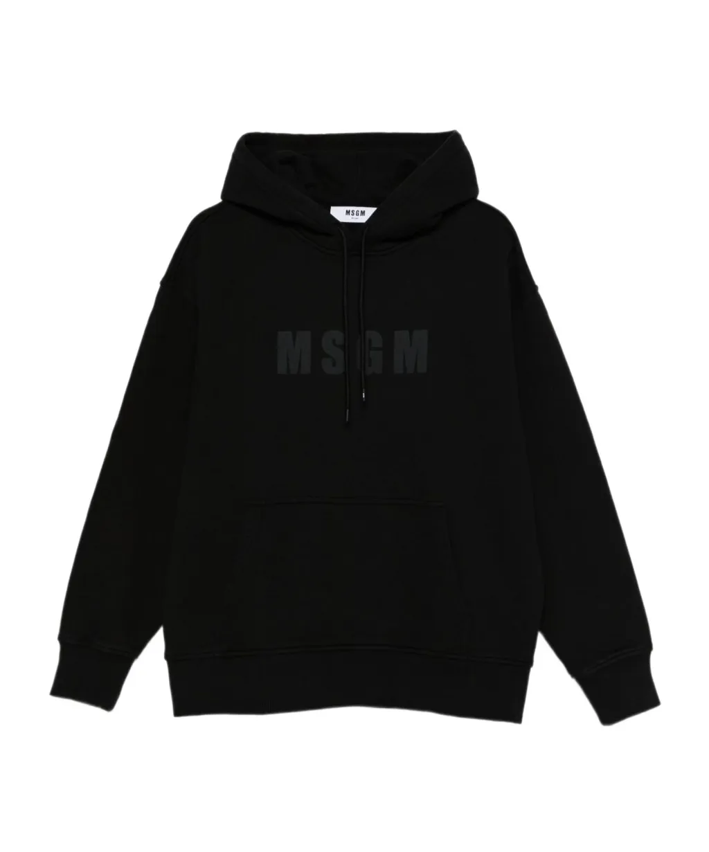 Logo Printed Drawstring Hoodie