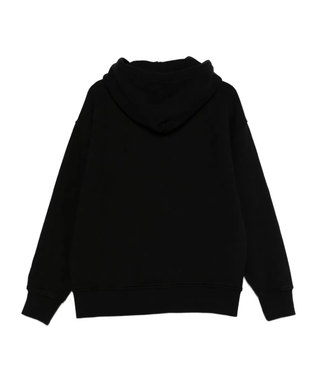 Logo Printed Drawstring Hoodie
