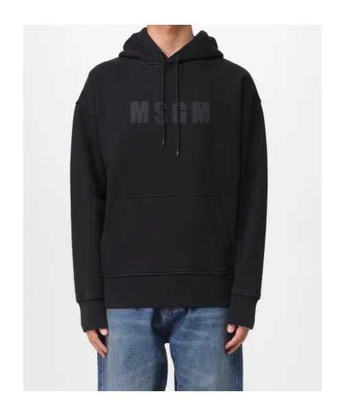 Logo Printed Drawstring Hoodie