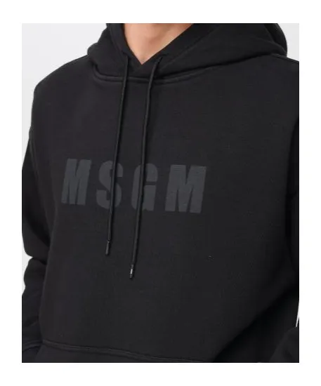 Logo Printed Drawstring Hoodie