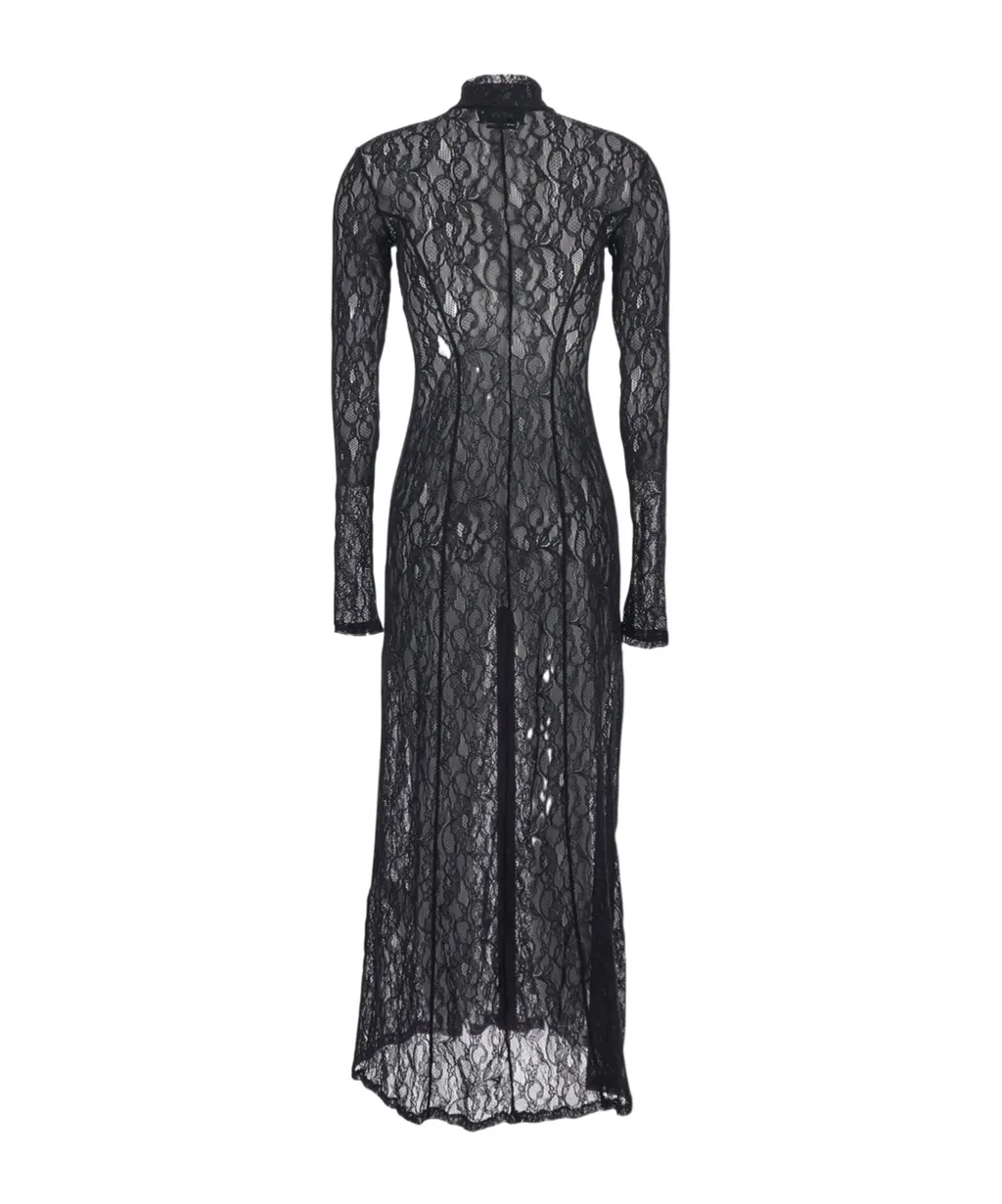 High Neck Lace Dress