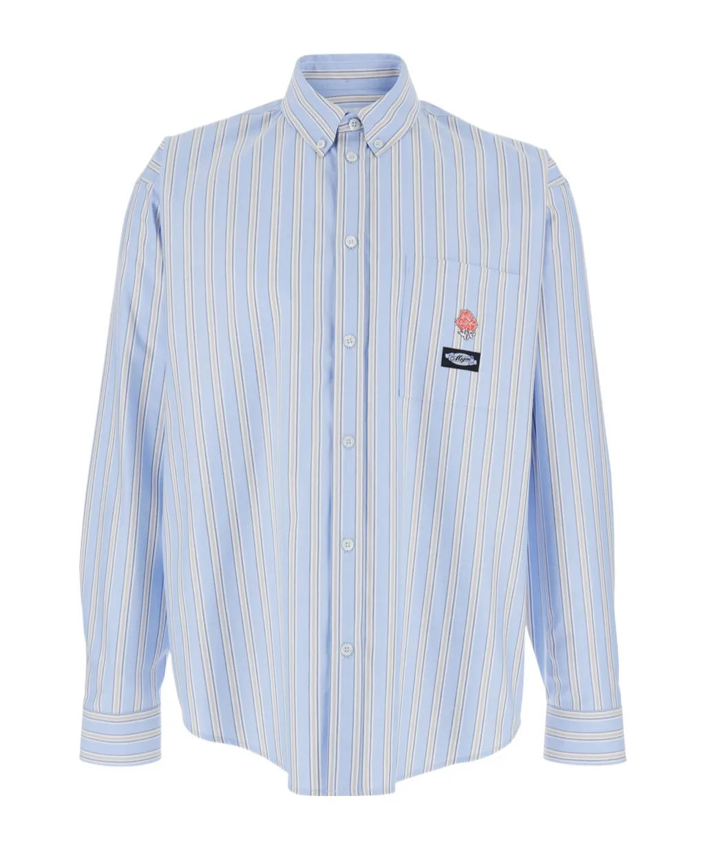Lapel Long-Sleeved Shirt