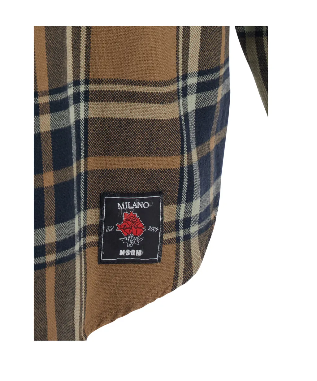 Long Sleeved Checked Shirt