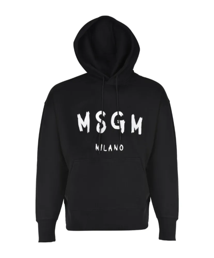 Logo-Print Drawstring Hoodie