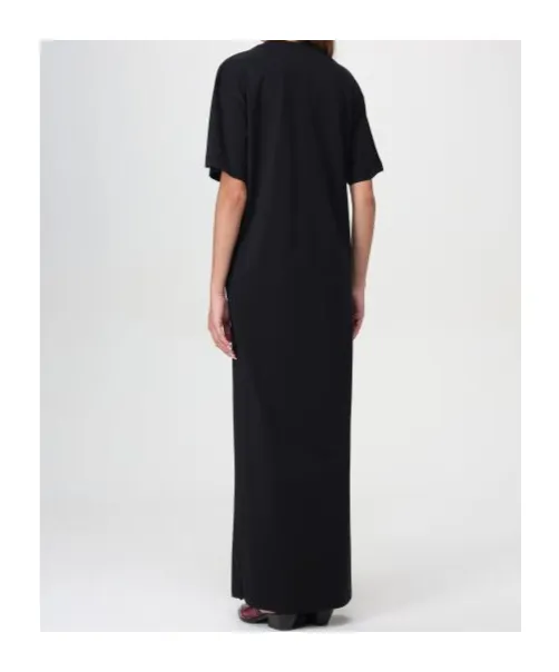 Logo-Print Cotton Maxi Dress