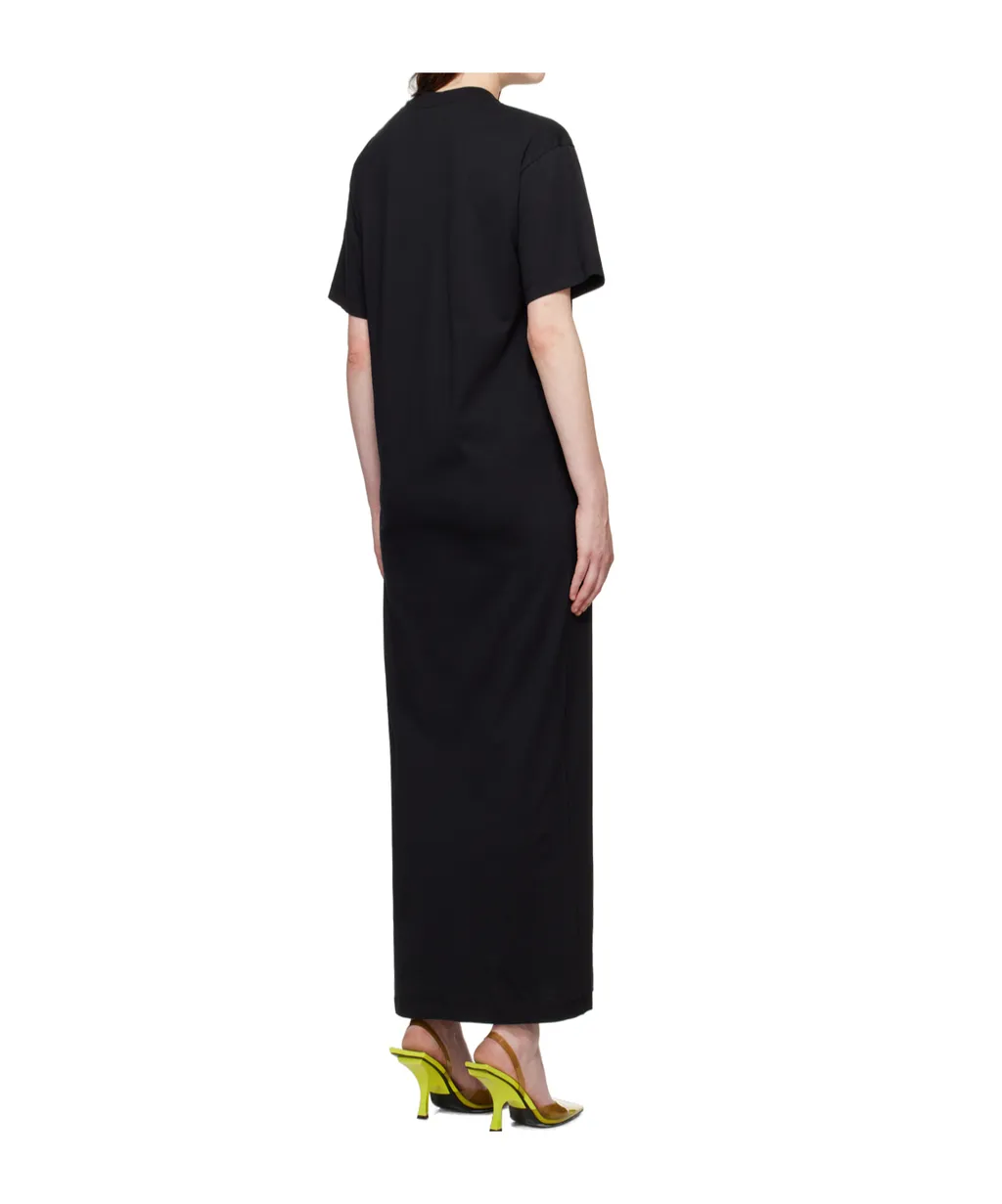 Logo-Print Cotton Maxi Dress