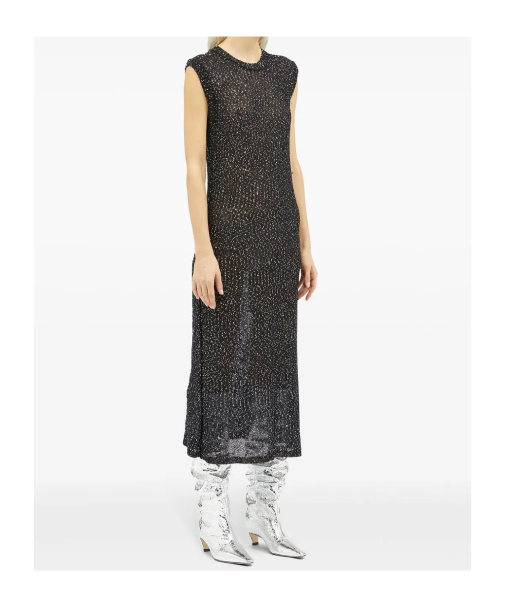 Glitter Knitted Midi Dress