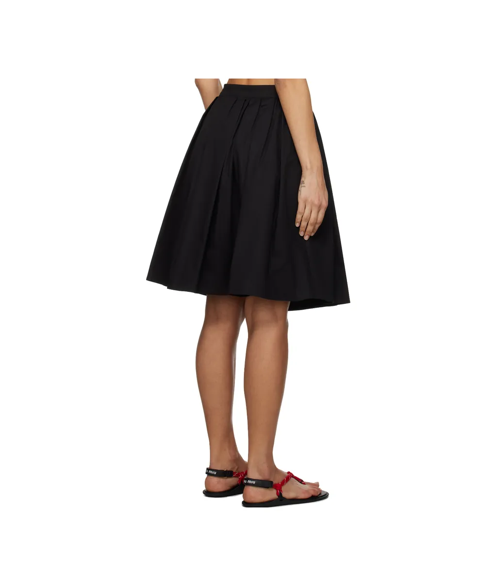 Stretch-Cotton Skirt