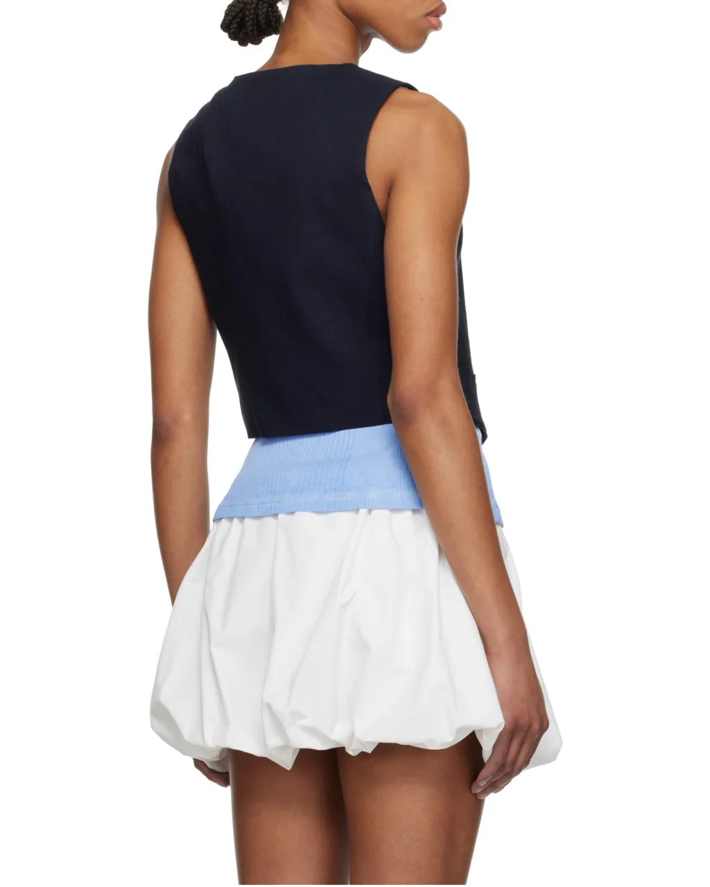 Slub-Texture Waistcoat
