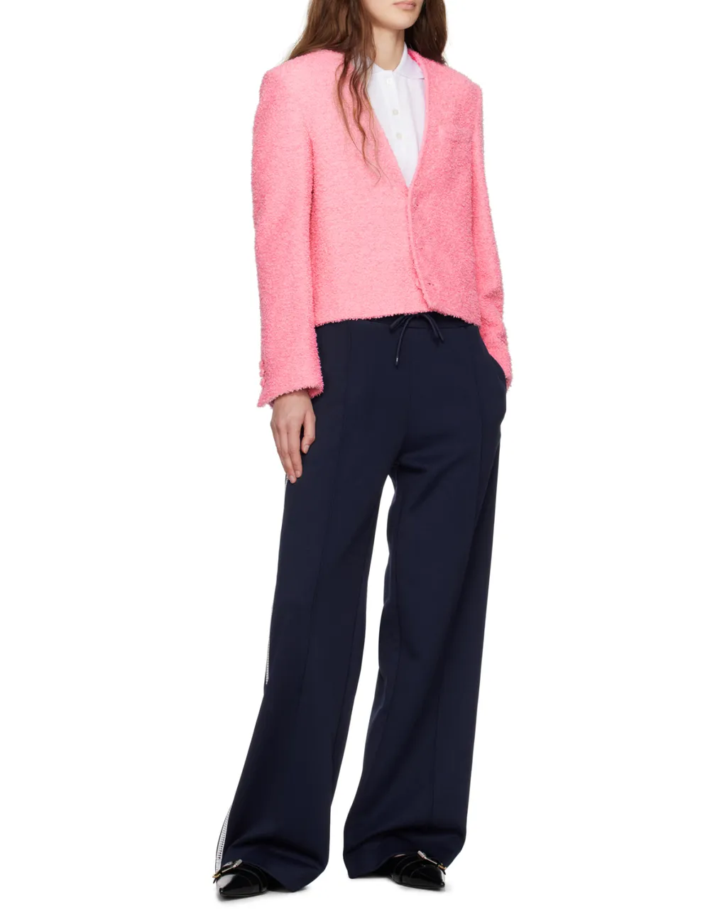 Textured-Knit Jacket