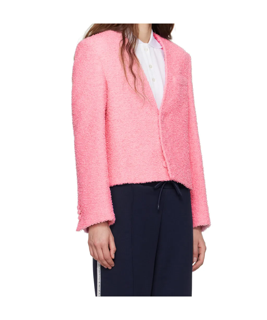 Textured-Knit Jacket