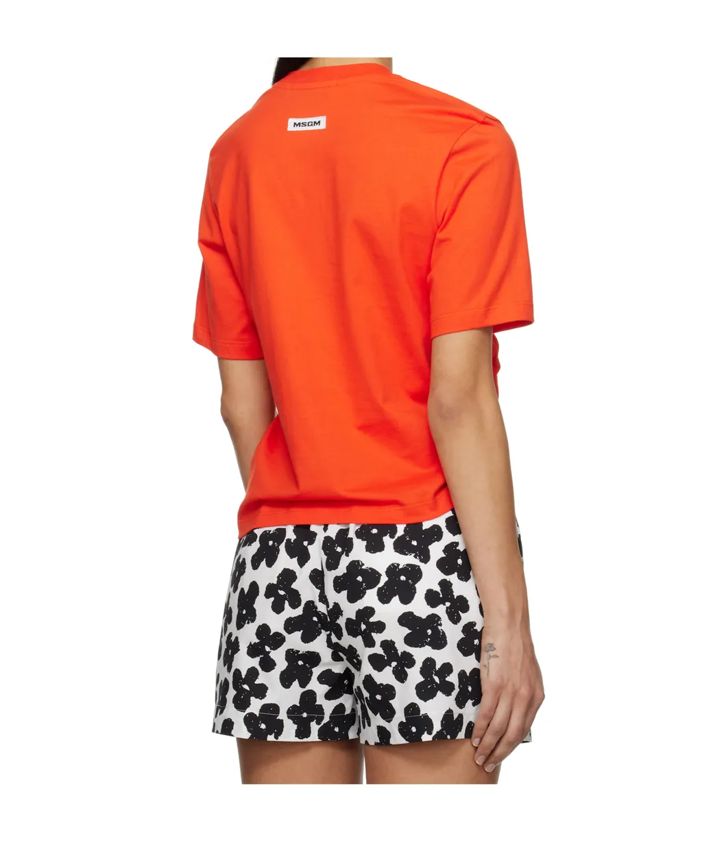 Twist Detailed Crewneck T-Shirt