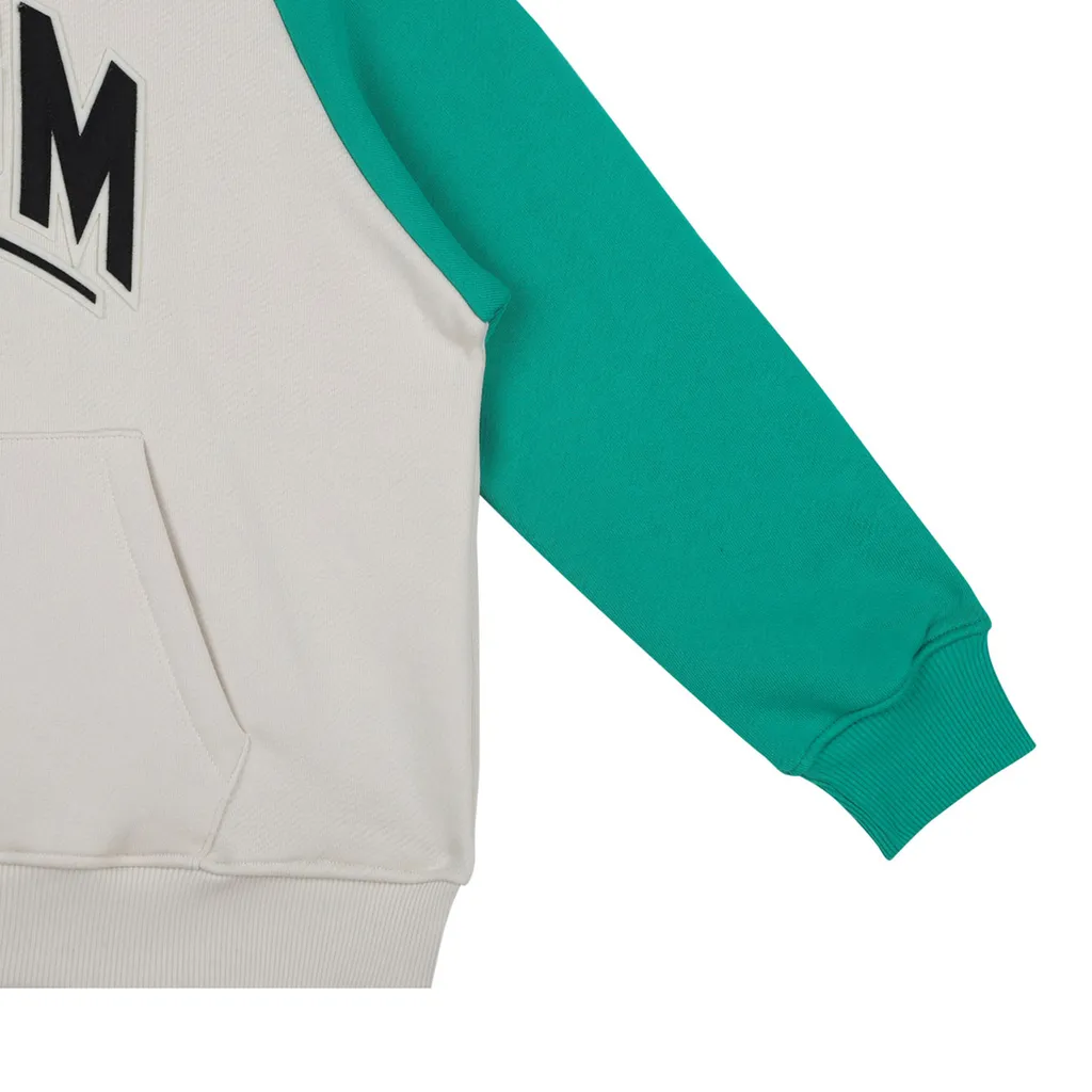 Logo Printed Drop Shoulder Hoodie
