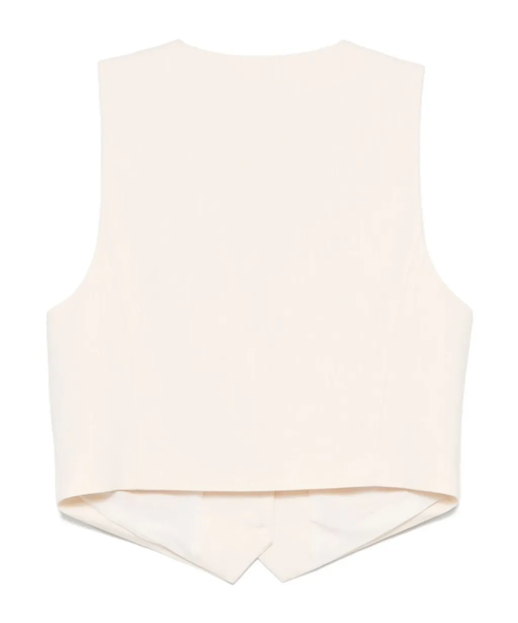 V-Neck Buttoned Waistcoat