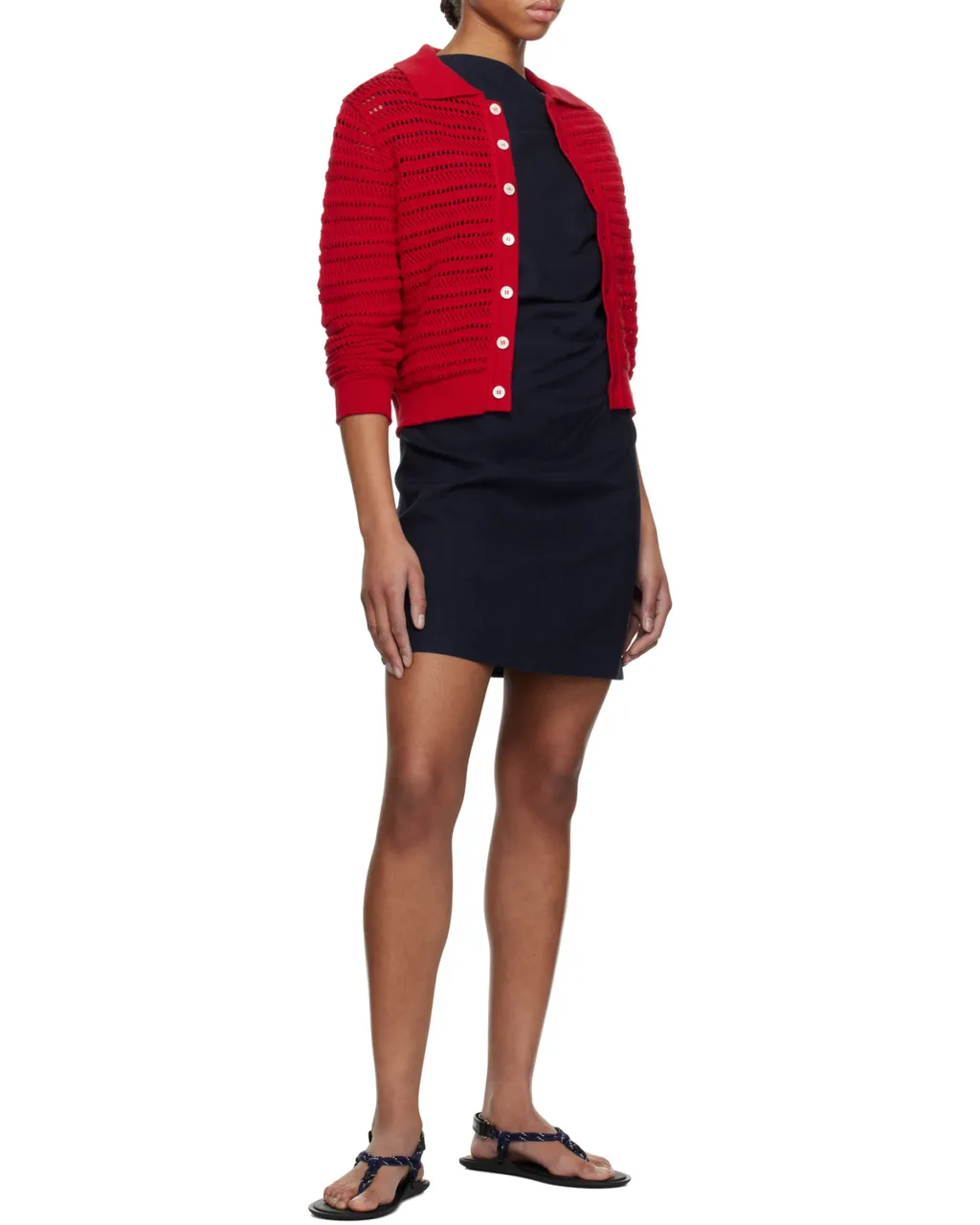 Ruched Detail Slim Fit Dress