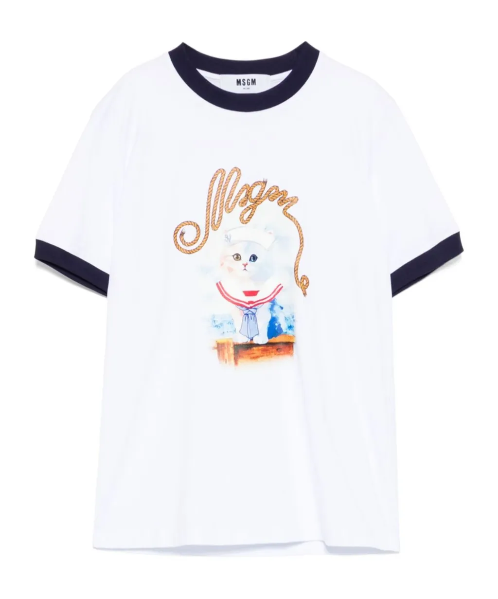 Graphic Printed Crewneck T-Shirt
