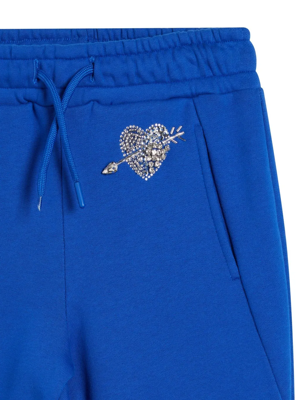 Rhinestone-Embellished Track Pants