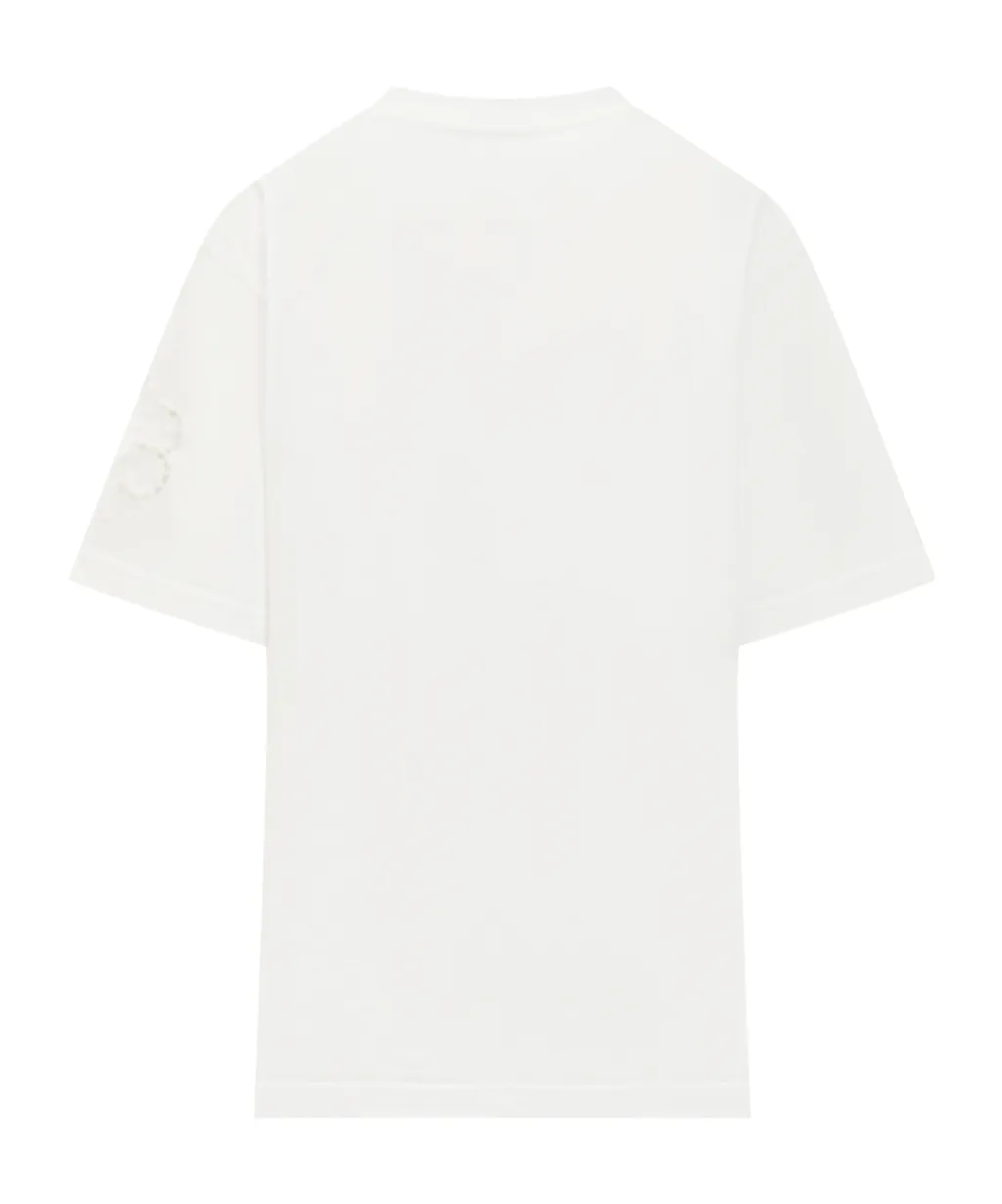 Floral-Appliqué T-Shirt