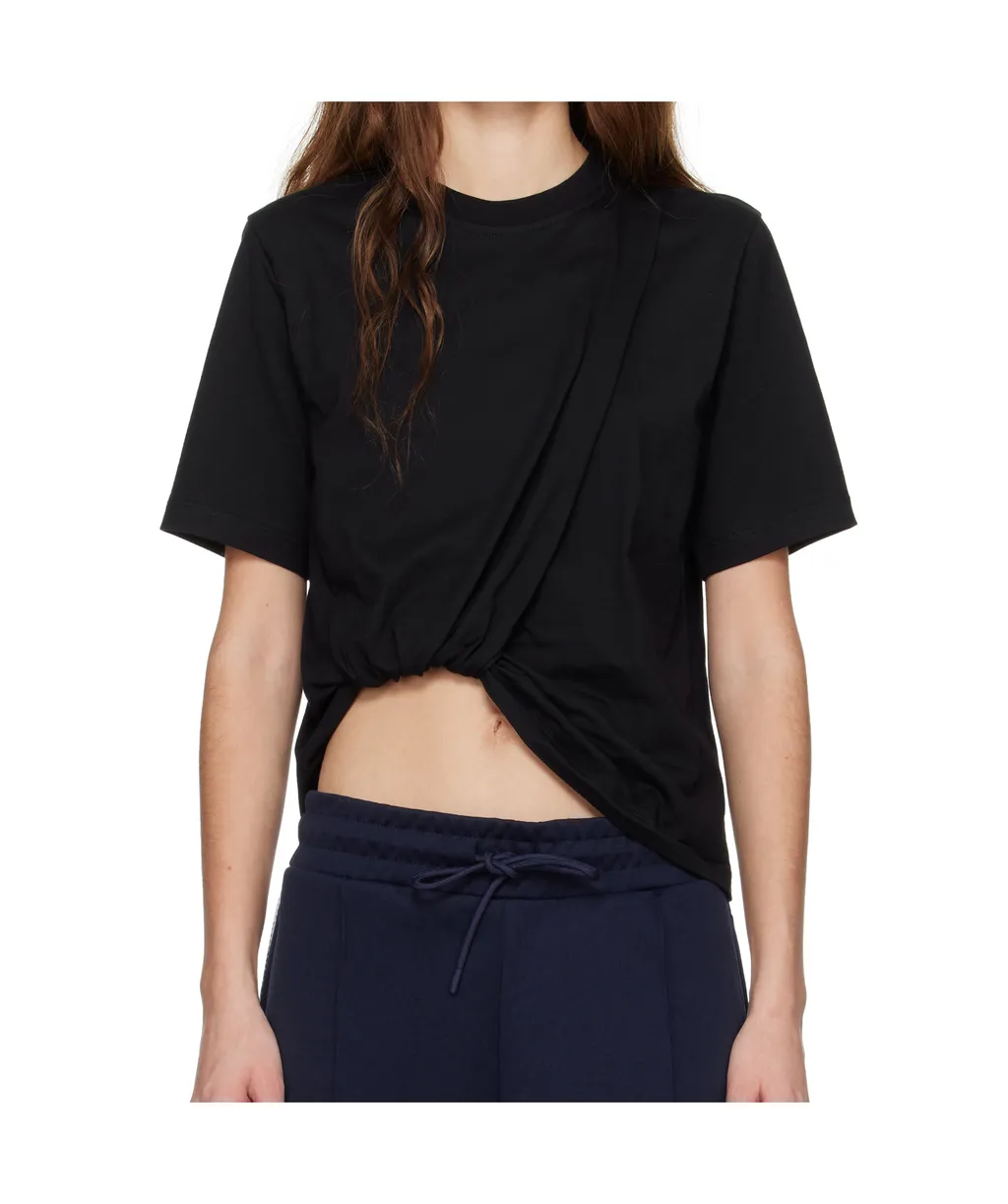 Twist Detailed Crewneck T-Shirt
