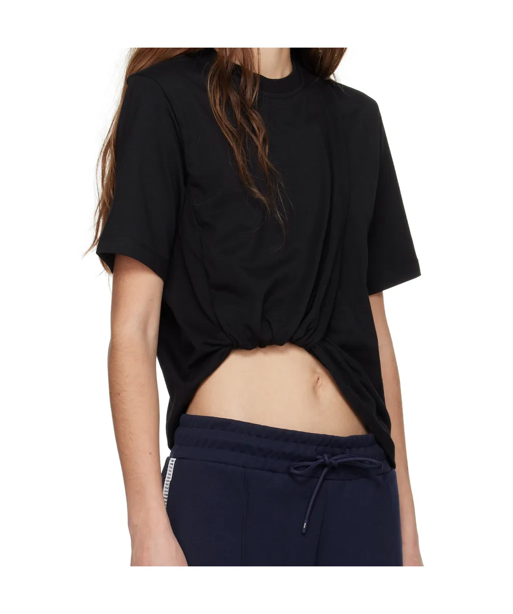 Twist Detailed Crewneck T-Shirt