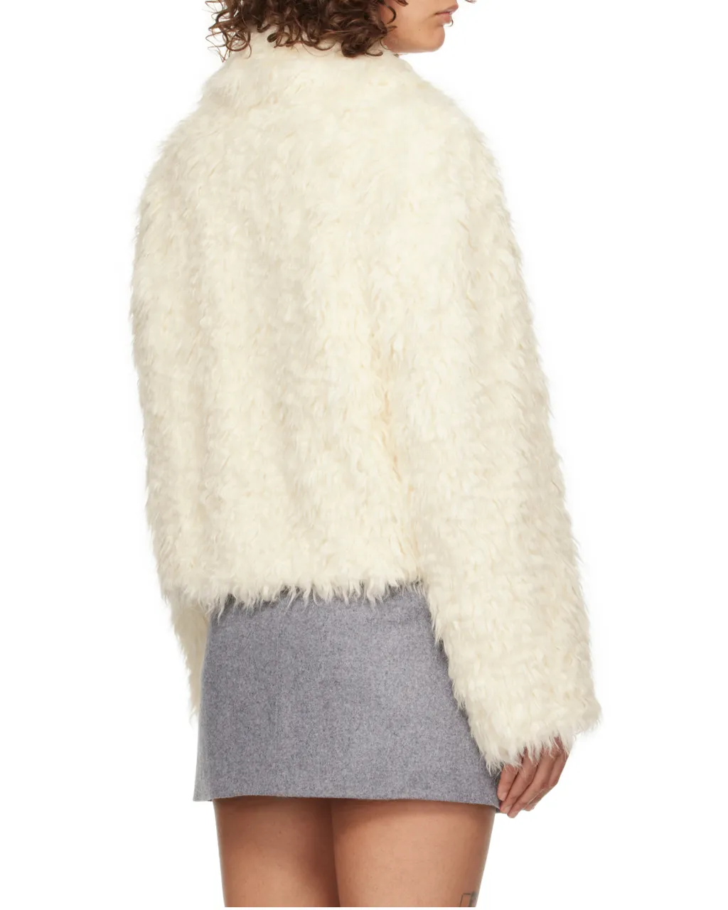 Long-Sleeved Fur Jacket