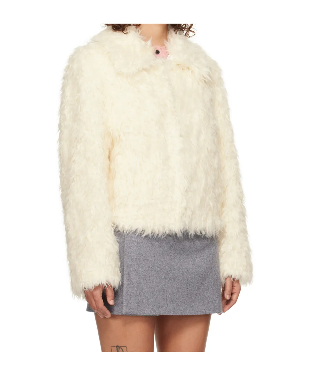 Long-Sleeved Fur Jacket