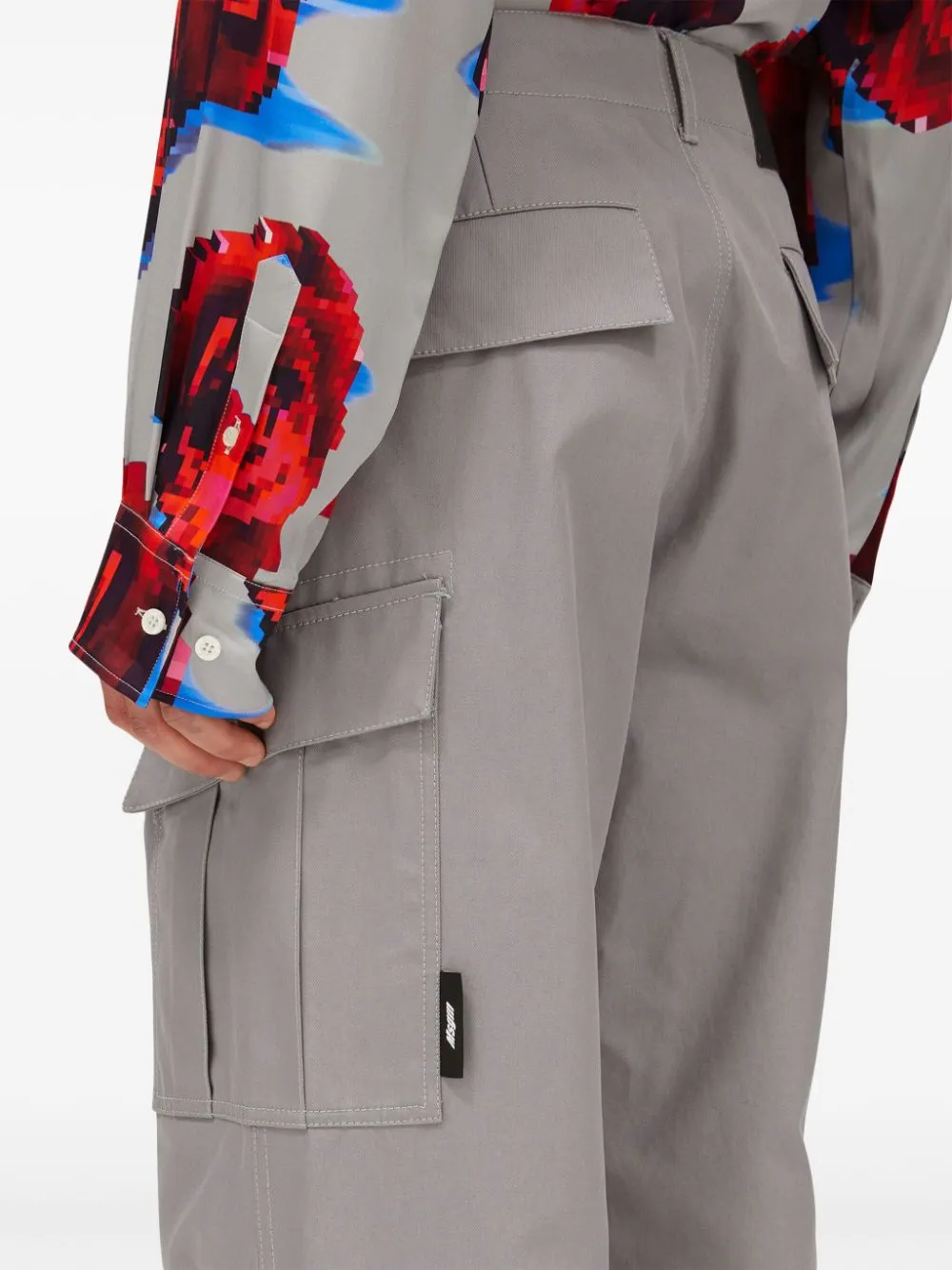 Cargo Trousers With Drawstring Ankles