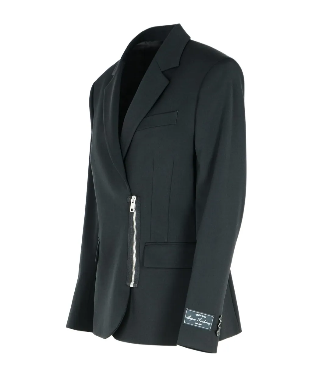 Logo Patch Zipped Blazer