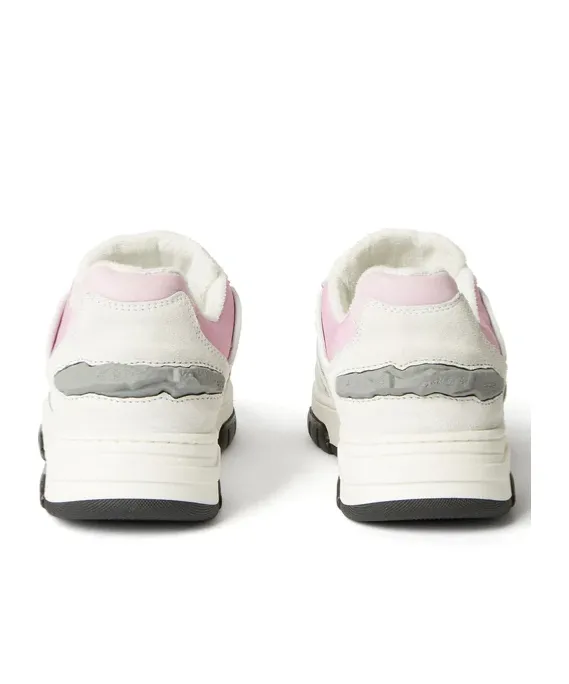 Logo-Print Leather Sneakers