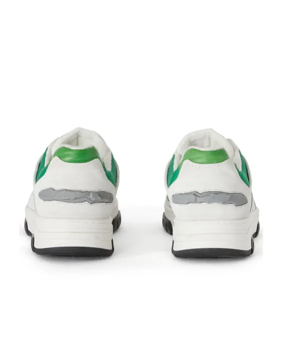 Panelled Leather Sneakers
