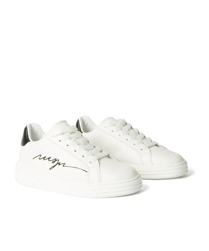 Logo Printed Lace-Up Sneakers