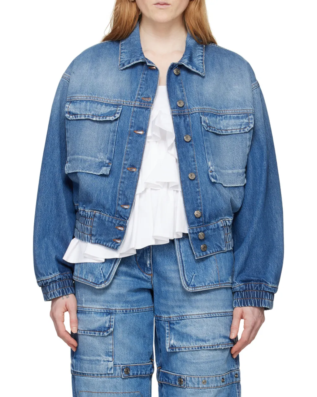 Flap Pockets Denim Jacket