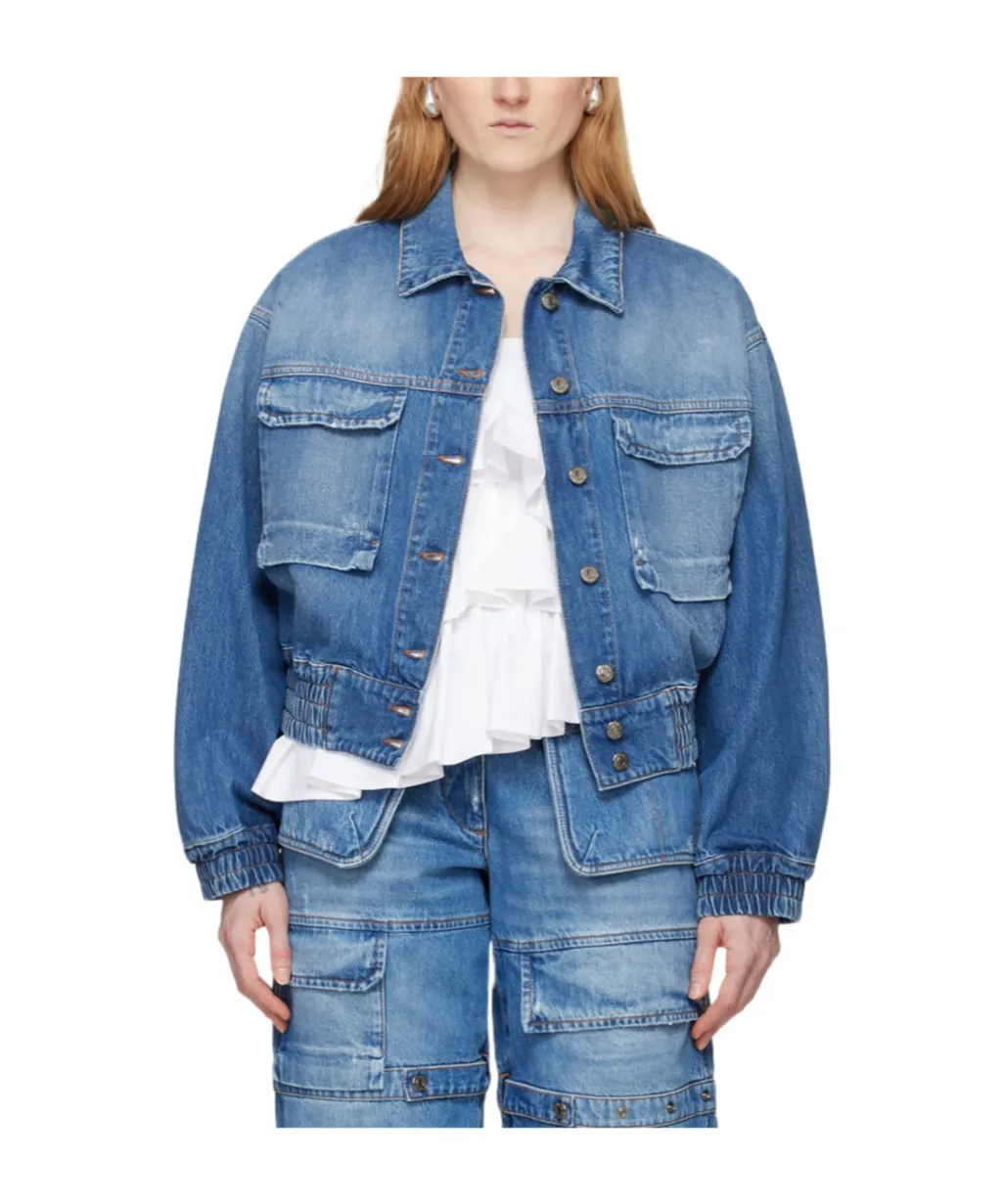 Flap Pockets Denim Jacket