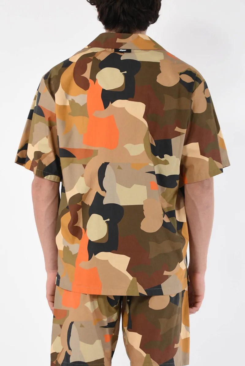 Camouflage-Print Cotton Shirt