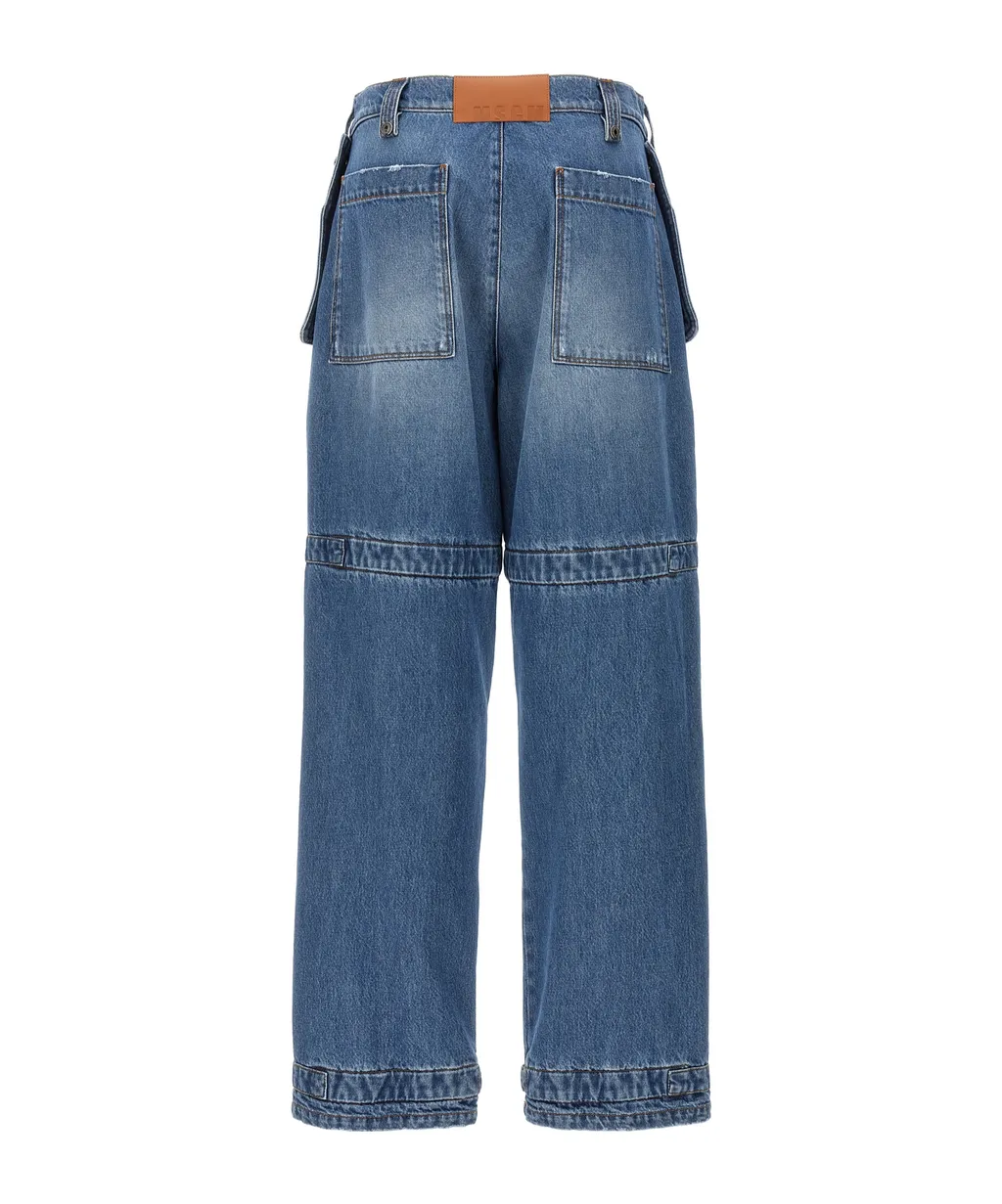 Logo Patch Cargo Jeans