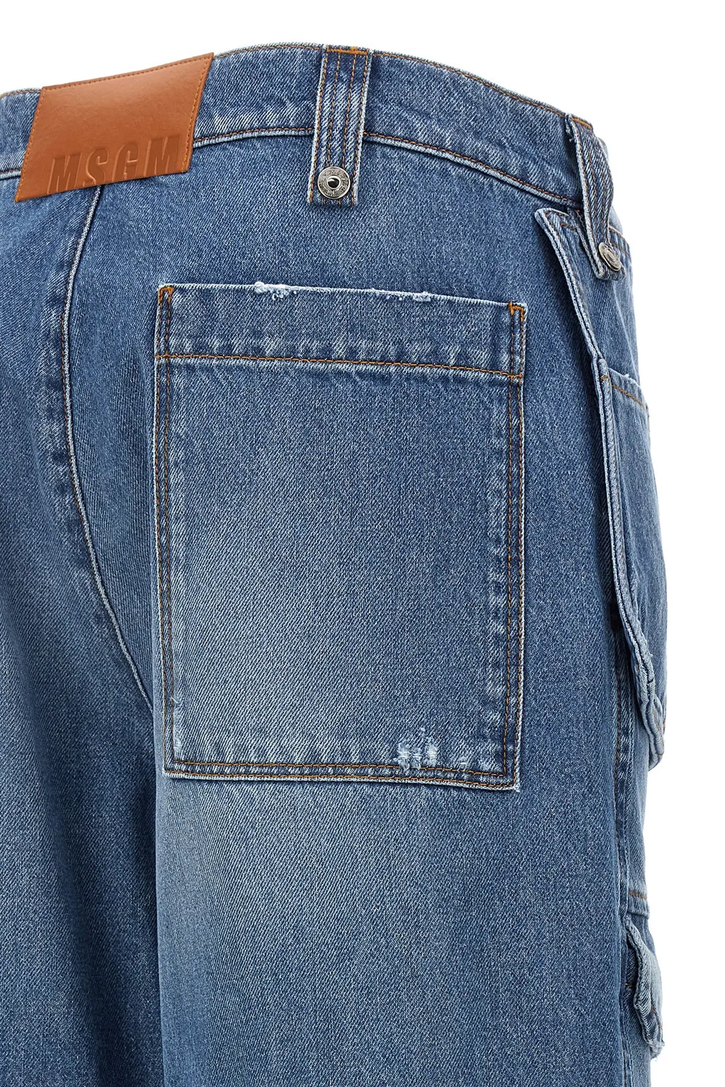 Logo Patch Cargo Jeans