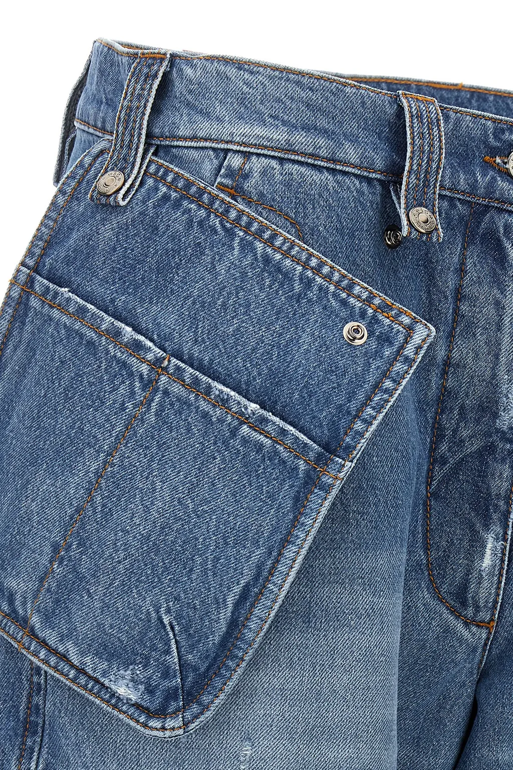 Logo Patch Cargo Jeans