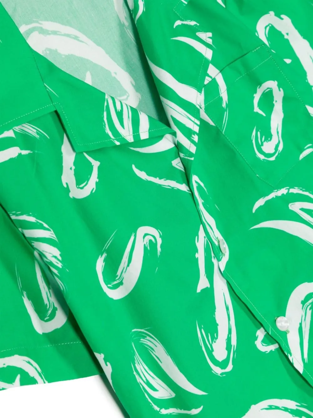 Logo-Print Poplin Shirt