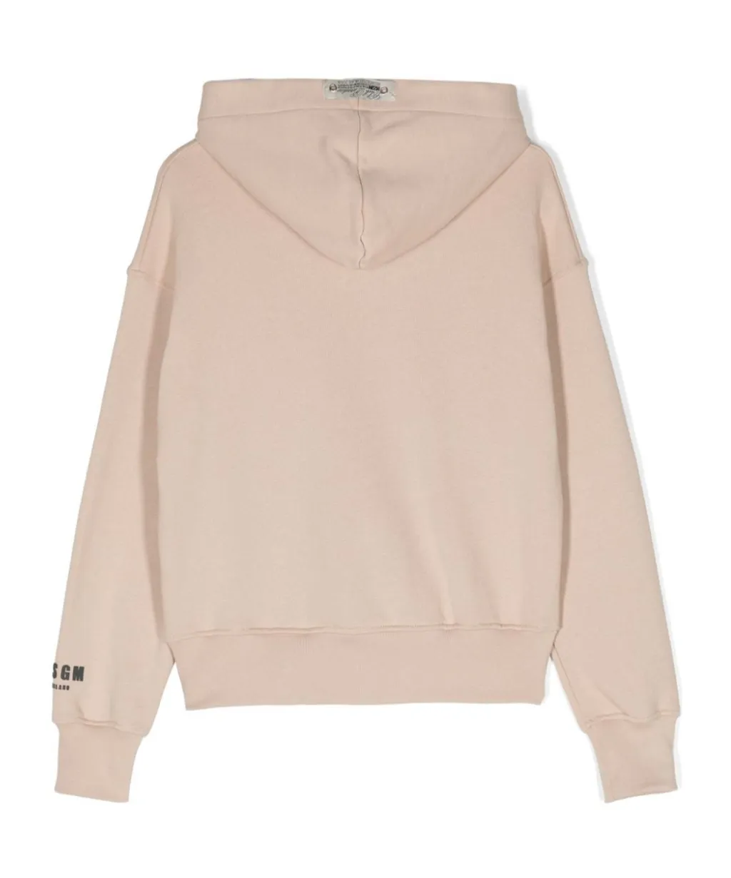 Logo-Print Cotton Hoodie