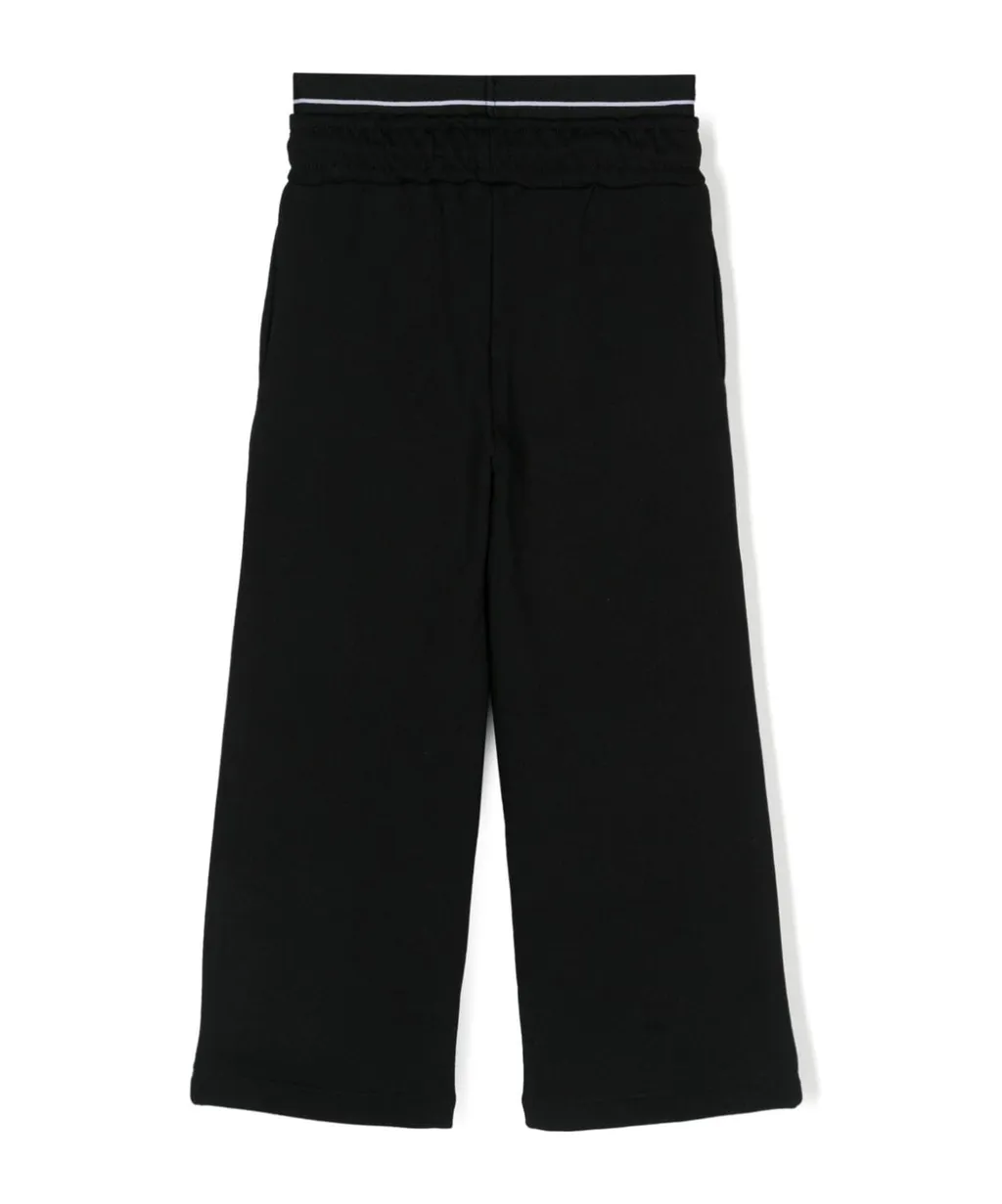 Logo-Waistband Cotton Track Pants