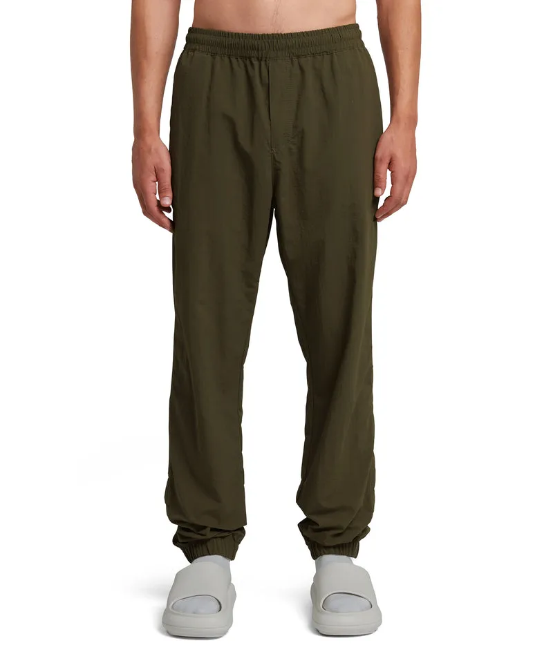 Logo-Embroidered Tapered Trousers
